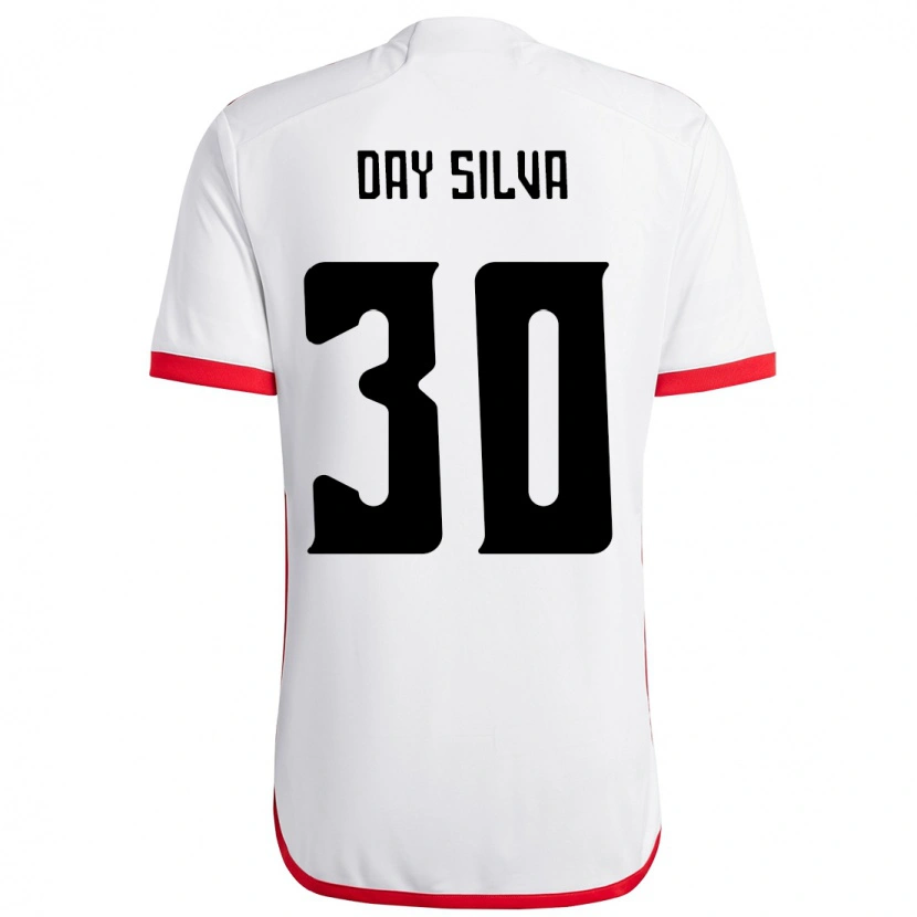 Danxen Mujer Camiseta Day Silva #30 Rojo Negro 2ª Equipación 2025/26 La Camisa México
