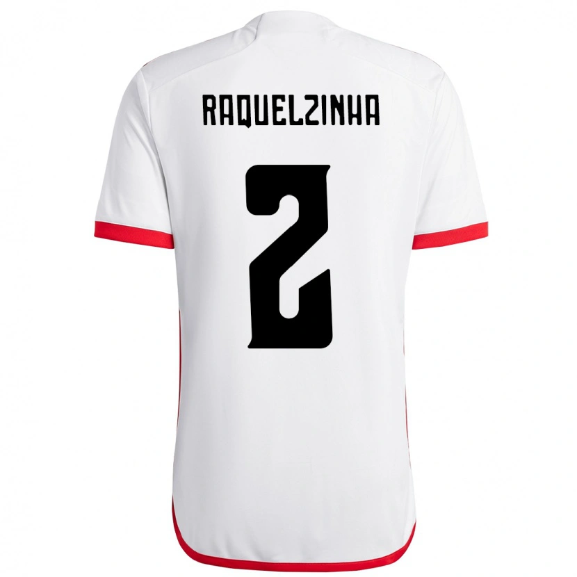 Danxen Mujer Camiseta Raquelzinha #2 Rojo Negro 2ª Equipación 2025/26 La Camisa México