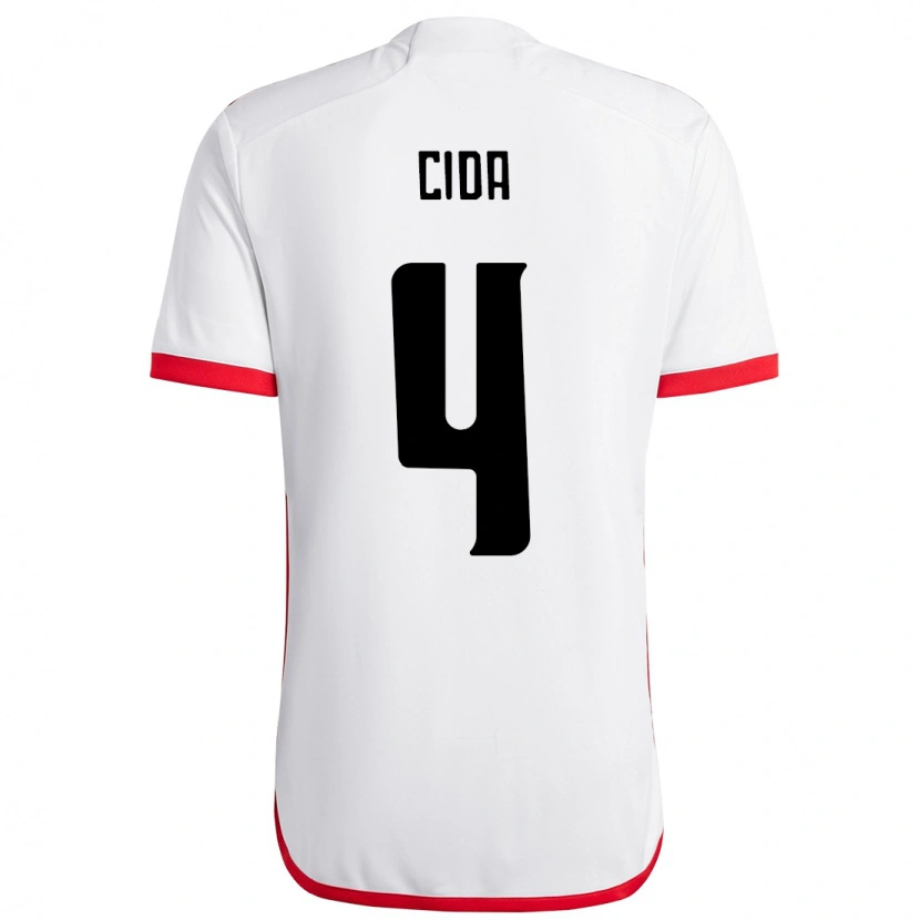 Danxen Mujer Camiseta Cida #4 Rojo Negro 2ª Equipación 2025/26 La Camisa México