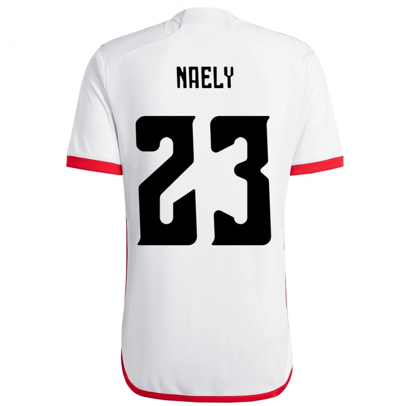 Danxen Mujer Camiseta Naely #23 Rojo Negro 2ª Equipación 2025/26 La Camisa México