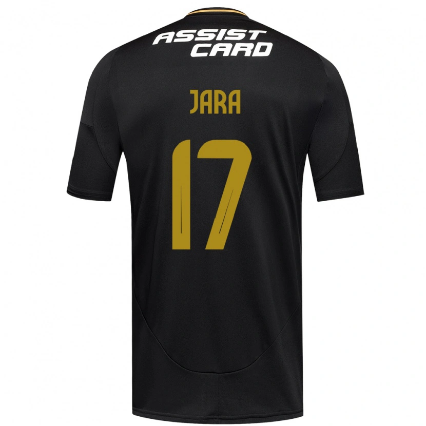 Danxen Mujer Camiseta Ignacio Jara #17 Negro Blanco 2ª Equipación 2025/26 La Camisa México