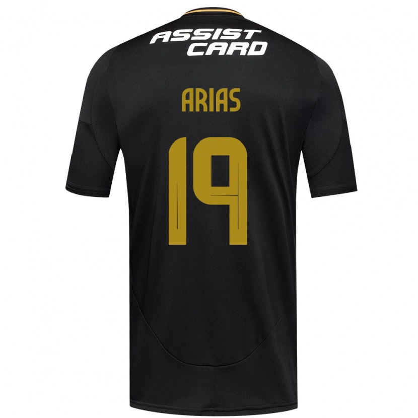 Danxen Mujer Camiseta Bastián Arias #19 Negro Blanco 2ª Equipación 2025/26 La Camisa México