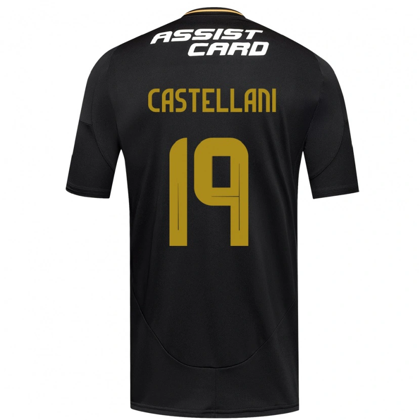 Danxen Mujer Camiseta Gonzalo Castellani #19 Negro Blanco 2ª Equipación 2025/26 La Camisa México