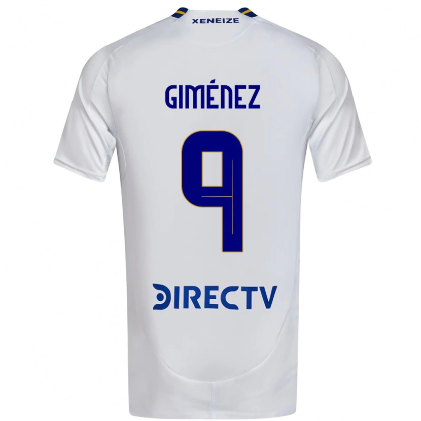 Danxen Mujer Camiseta Milton Giménez #9 Blanco Azul 2ª Equipación 2025/26 La Camisa México