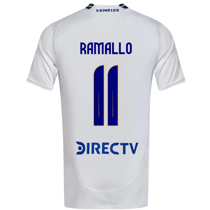 Danxen Mujer Camiseta Yael Ramallo #11 Blanco Azul 2ª Equipación 2025/26 La Camisa México