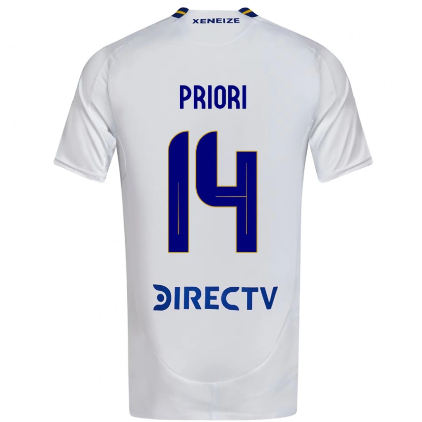 Danxen Mujer Camiseta Brisa Priori #14 Azul Real Amarillo 2ª Equipación 2025/26 La Camisa México