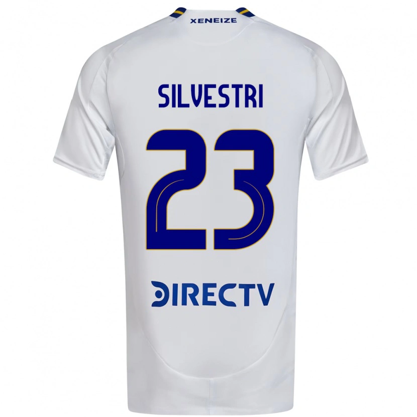 Danxen Mujer Camiseta Delfina Silvestri #23 Azul Real Amarillo 2ª Equipación 2025/26 La Camisa México