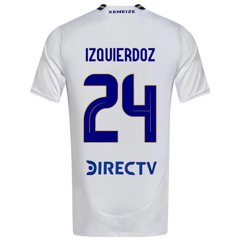 Danxen Mujer Camiseta Carlos Izquierdoz #24 Blanco Azul 2ª Equipación 2025/26 La Camisa México