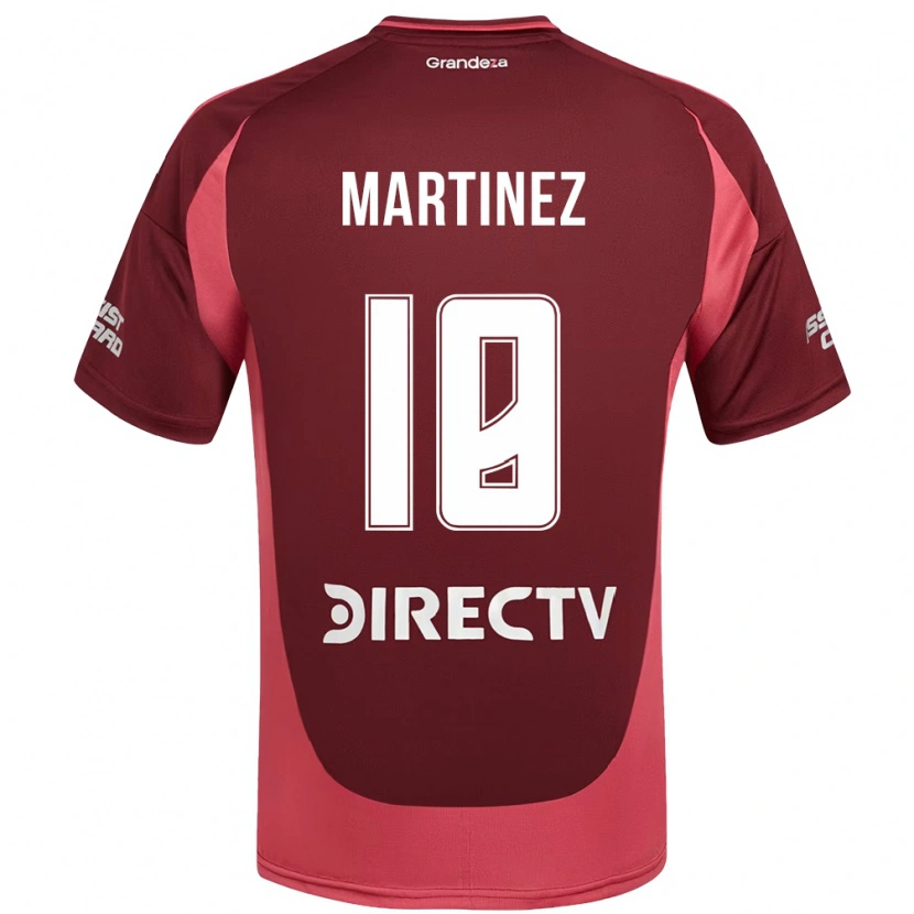 Danxen Mujer Camiseta Gonzalo Martínez #18 Borgoña Magenta 2ª Equipación 2025/26 La Camisa México