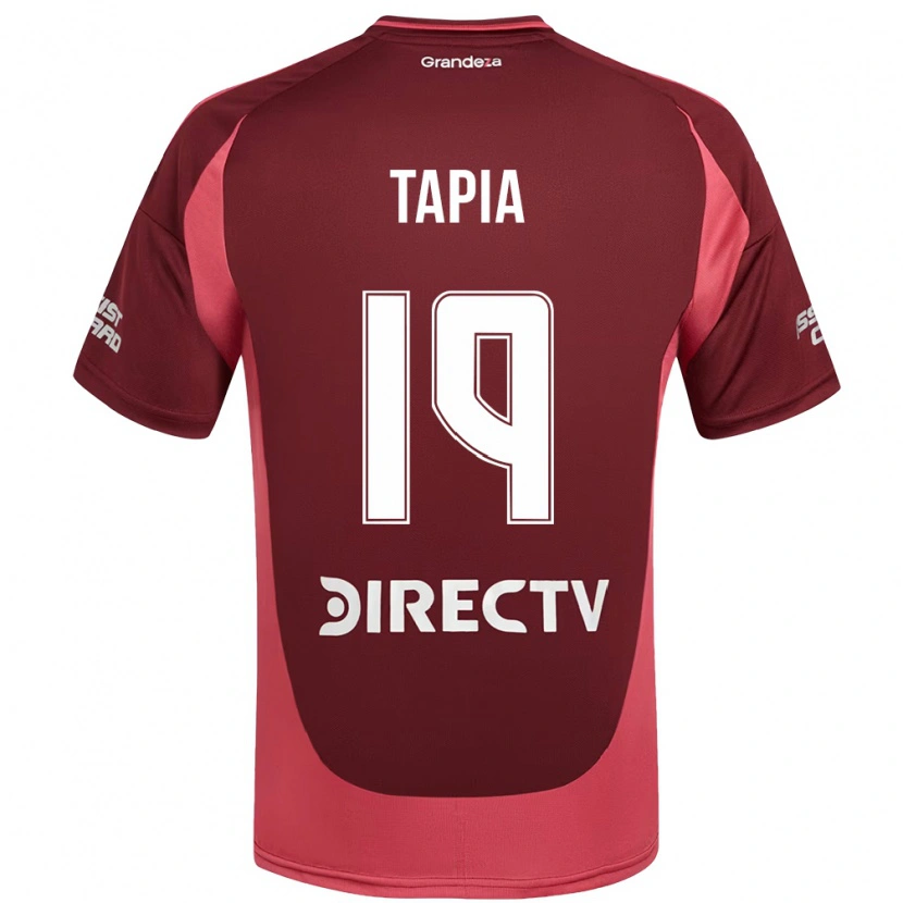 Danxen Mujer Camiseta Gonzalo Tapia #19 Blanco Rojo 2ª Equipación 2025/26 La Camisa México