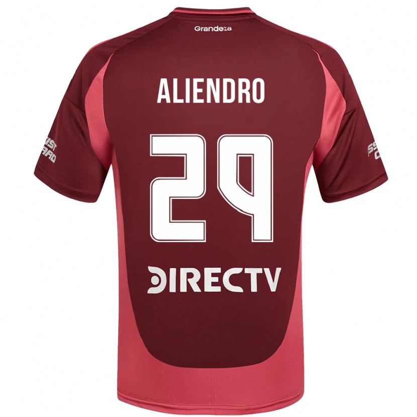 Danxen Mujer Camiseta Rodrigo Aliendro #29 Borgoña Magenta 2ª Equipación 2025/26 La Camisa México