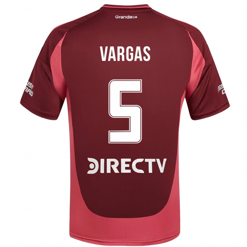 Danxen Mujer Camiseta Agustina Vargas #5 Borgoña Magenta 2ª Equipación 2025/26 La Camisa México