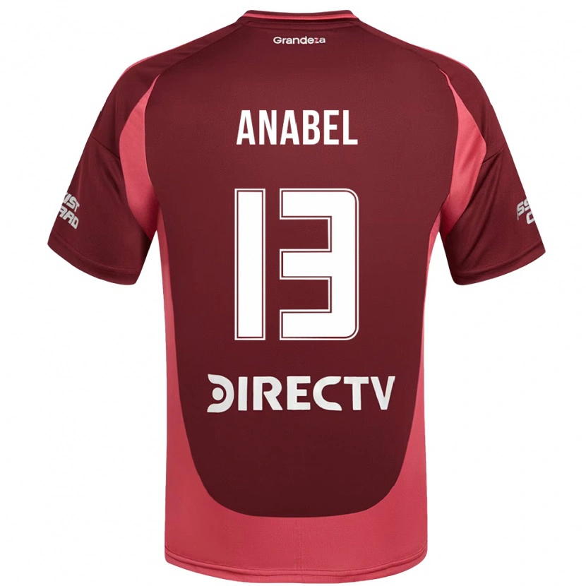 Danxen Mujer Camiseta Giuliana Anabel González Ranzuglia #13 Blanco Rojo 2ª Equipación 2025/26 La Camisa México