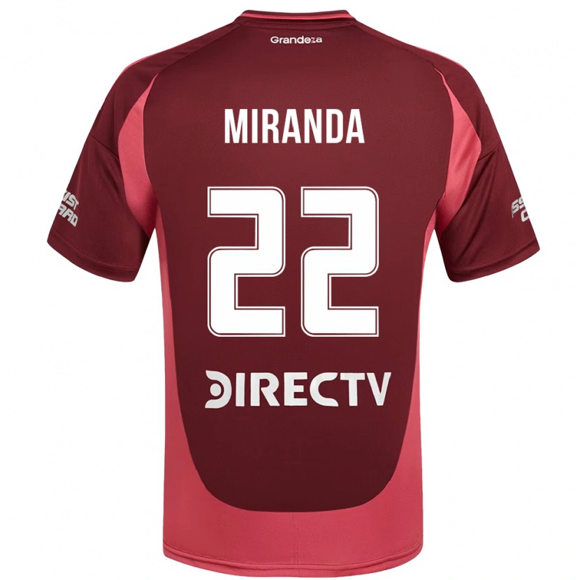 Danxen Mujer Camiseta Morena Miranda #22 Blanco Rojo 2ª Equipación 2025/26 La Camisa México