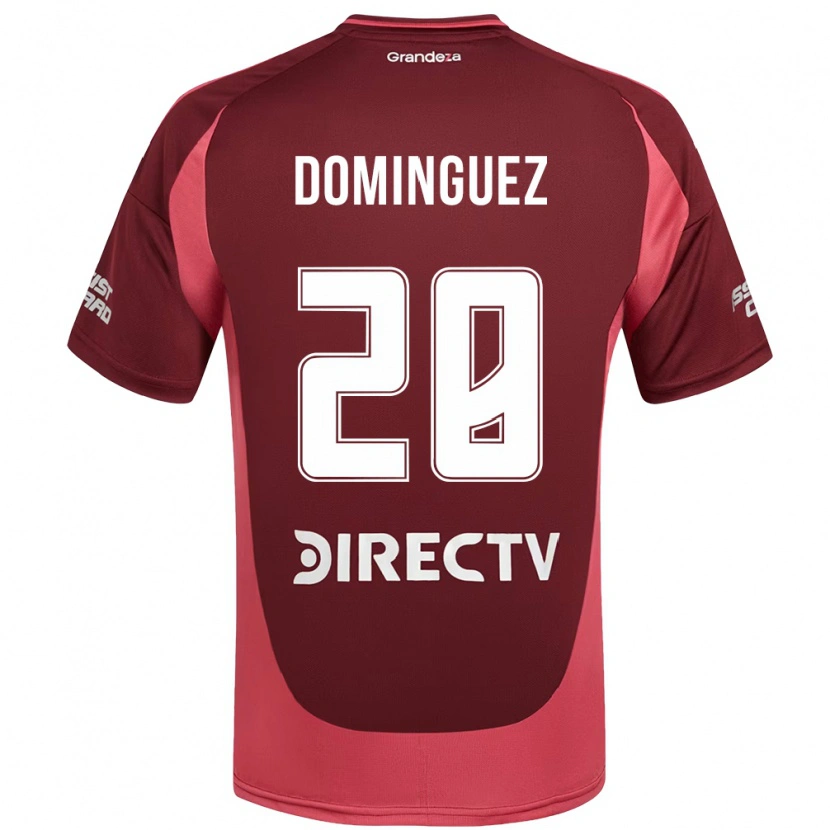 Danxen Mujer Camiseta Evelyn Sofía Domínguez #28 Borgoña Magenta 2ª Equipación 2025/26 La Camisa México