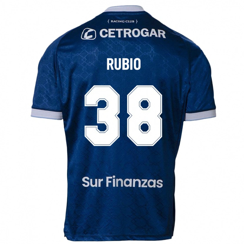 Danxen Mujer Camiseta Tobias Rubio #38 Azul Celeste 2ª Equipación 2025/26 La Camisa México