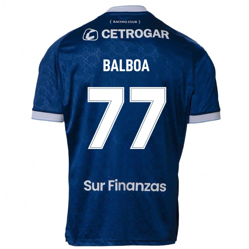 Danxen Mujer Camiseta Adrián Balboa #77 Azul Oscuro 2ª Equipación 2025/26 La Camisa México