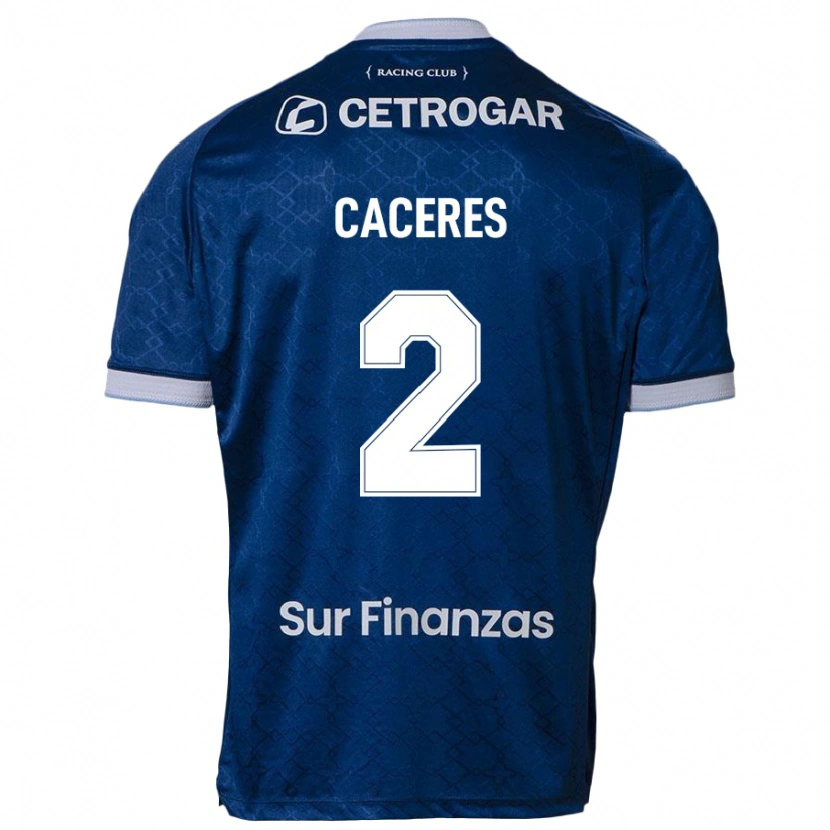 Danxen Mujer Camiseta Juan Jose Caceres #2 Azul Celeste 2ª Equipación 2025/26 La Camisa México