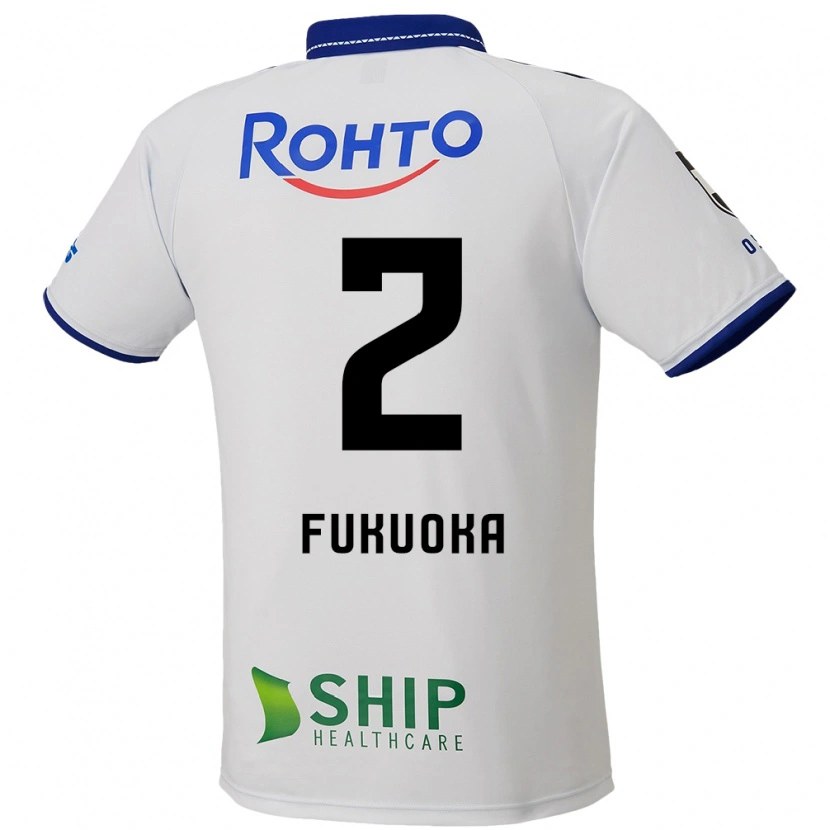 Danxen Mujer Camiseta Shota Fukuoka #2 Azul Blanco Negro 2ª Equipación 2025/26 La Camisa México