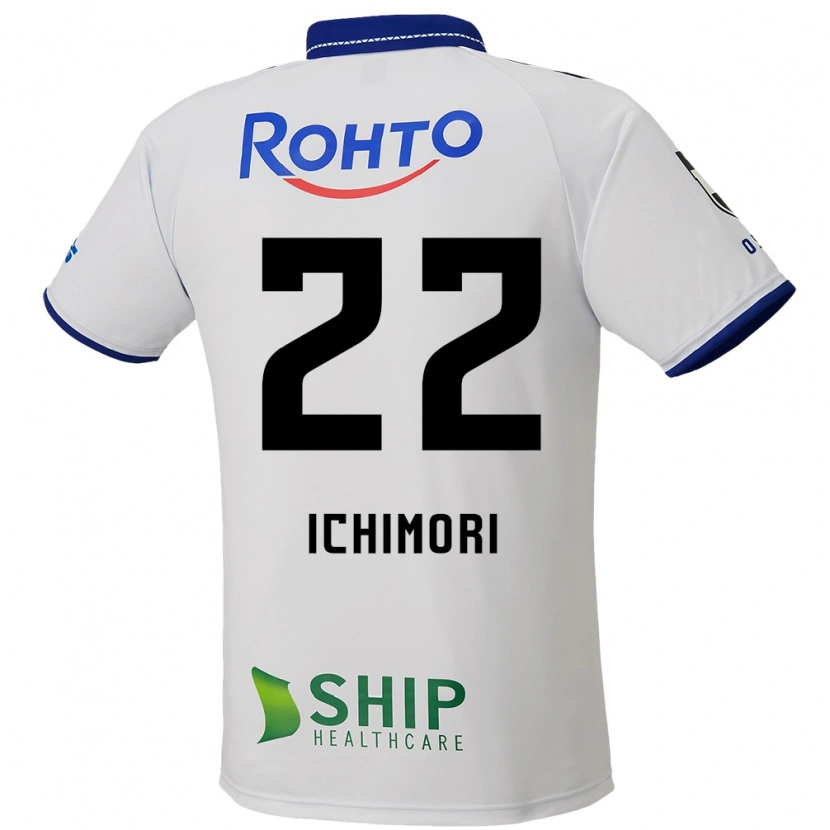 Danxen Mujer Camiseta Jun Ichimori #22 Azul Blanco Negro 2ª Equipación 2025/26 La Camisa México