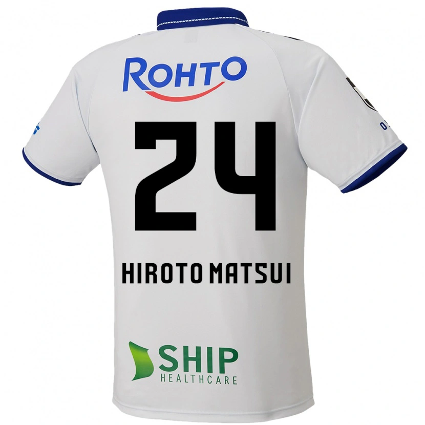 Danxen Mujer Camiseta Elijah Hiroto Matsui #24 Azul Blanco Negro 2ª Equipación 2025/26 La Camisa México