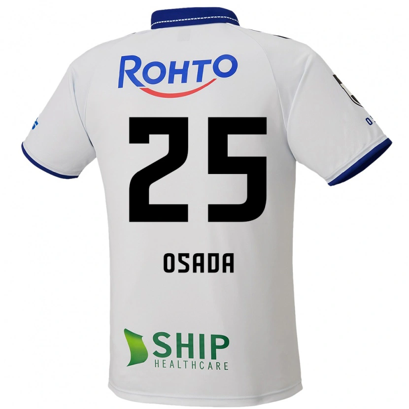 Danxen Mujer Camiseta Towa Osada #25 Azul Blanco Negro 2ª Equipación 2025/26 La Camisa México