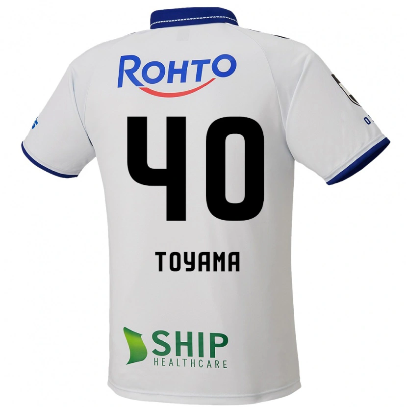 Danxen Mujer Camiseta Shoji Toyama #40 Azul Blanco Negro 2ª Equipación 2025/26 La Camisa México