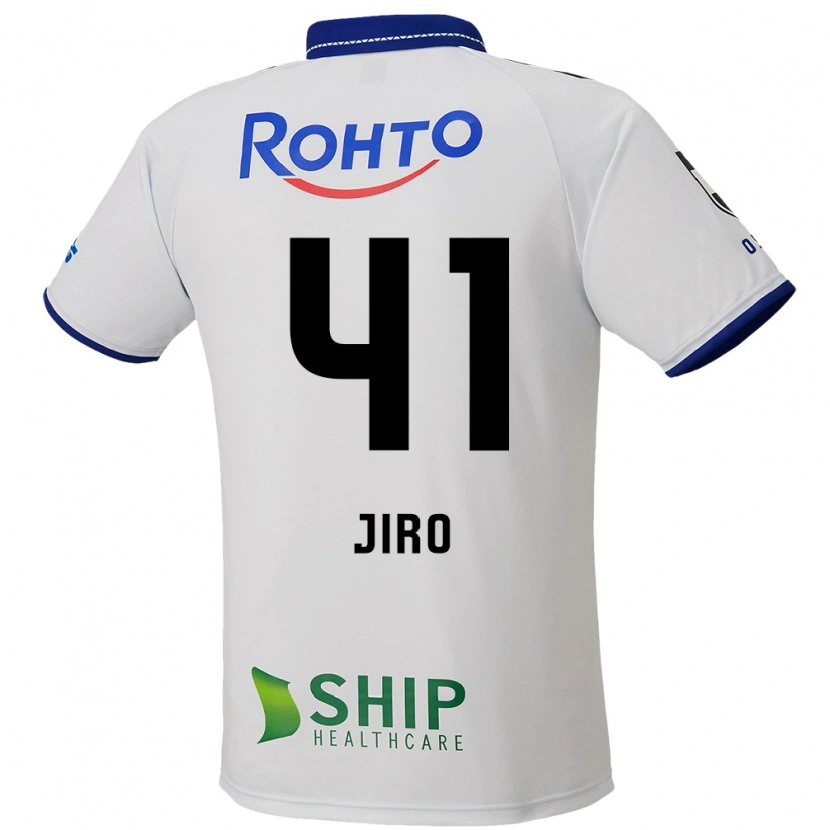 Danxen Mujer Camiseta Jiro Nakamura #41 Azul Blanco Negro 2ª Equipación 2025/26 La Camisa México