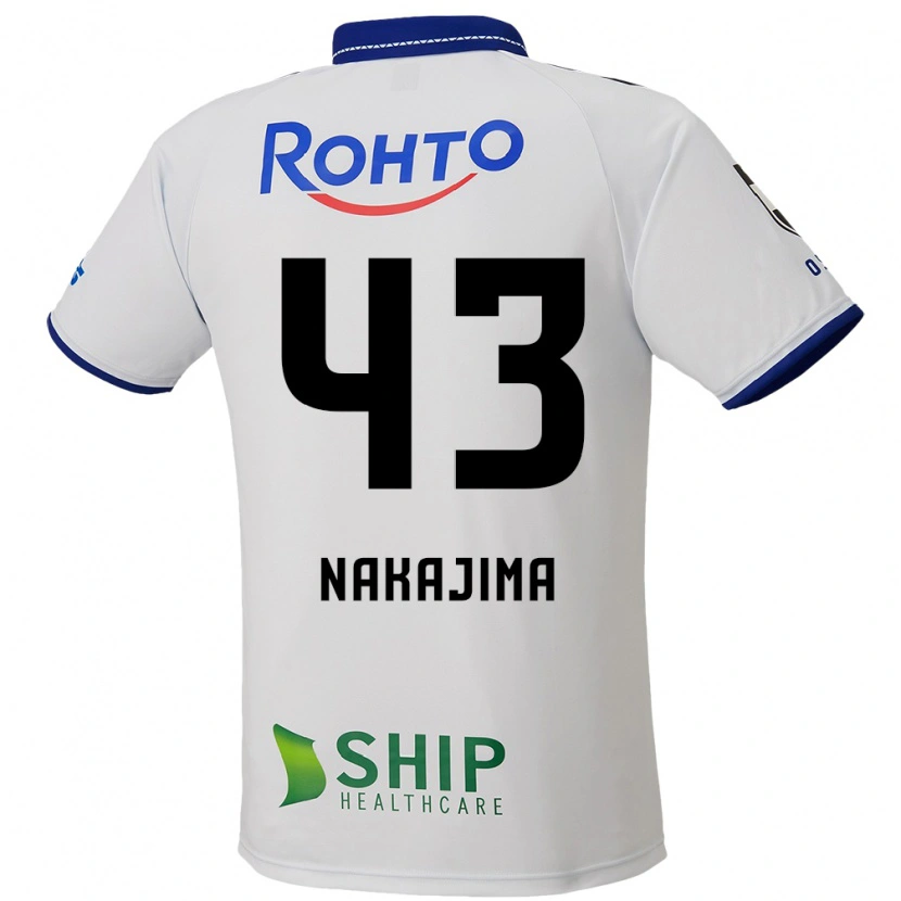 Danxen Mujer Camiseta Yugo Nakajima #43 Azul Blanco Negro 2ª Equipación 2025/26 La Camisa México