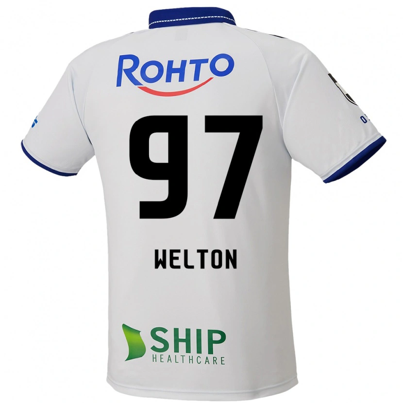 Danxen Mujer Camiseta Welton #97 Azul Blanco Negro 2ª Equipación 2025/26 La Camisa México