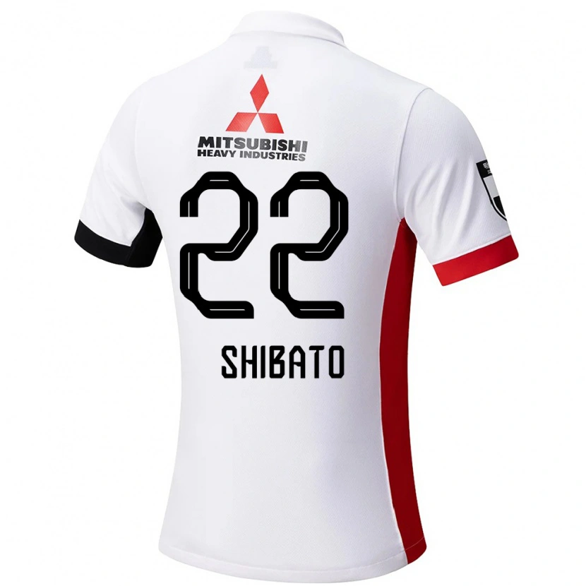 Danxen Mujer Camiseta Kai Shibato #22 Rojo Blanco 2ª Equipación 2025/26 La Camisa México