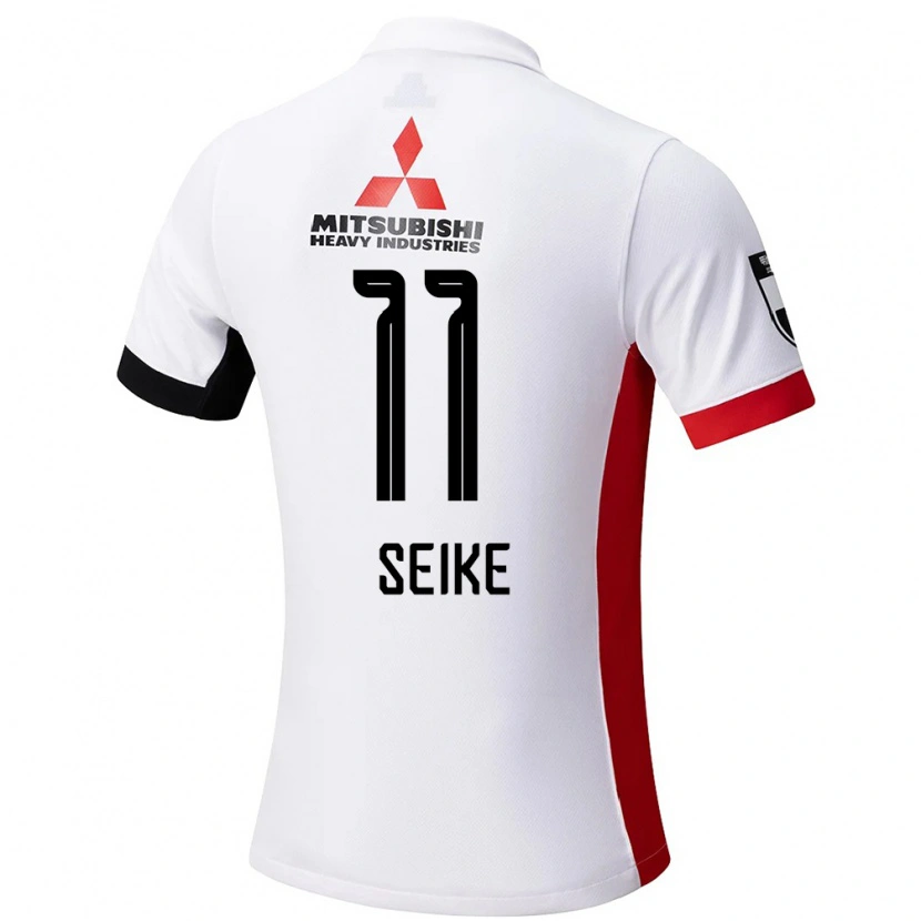 Danxen Mujer Camiseta Kiko Seike #11 Rojo Blanco 2ª Equipación 2025/26 La Camisa México