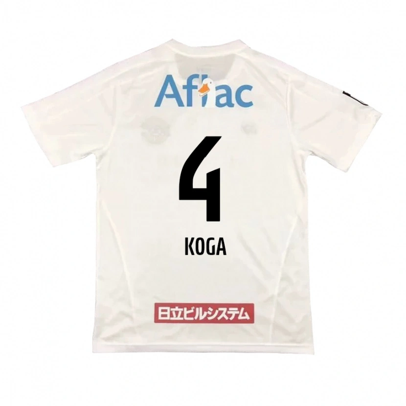 Danxen Mujer Camiseta Taiyo Koga #4 Gris Claro Beige 2ª Equipación 2025/26 La Camisa México