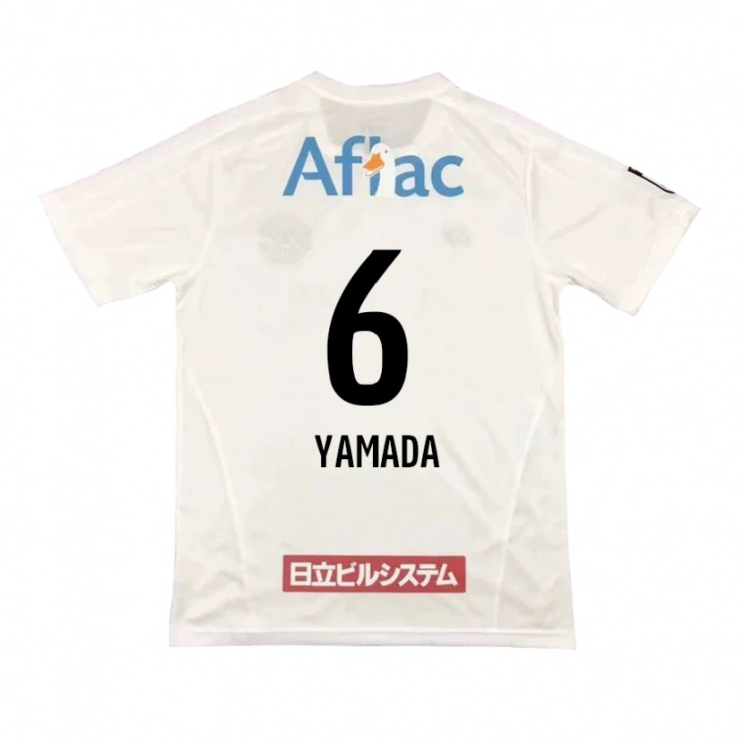 Danxen Mujer Camiseta Yuto Yamada #6 Negro Amarillo 2ª Equipación 2025/26 La Camisa México