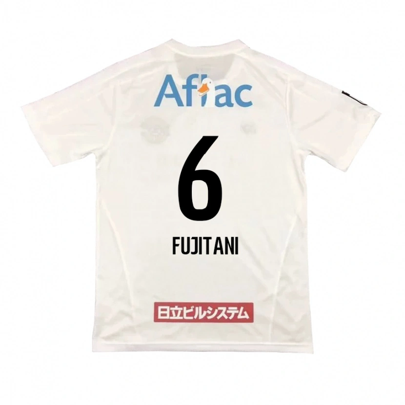 Danxen Mujer Camiseta Atsuto Fujitani #6 Gris Claro Beige 2ª Equipación 2025/26 La Camisa México