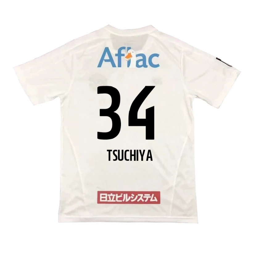 Danxen Mujer Camiseta Takumi Tsuchiya #34 Negro Amarillo 2ª Equipación 2025/26 La Camisa México