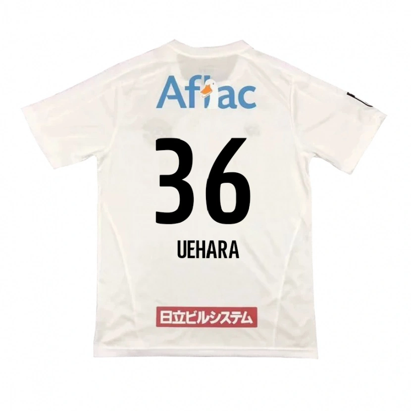 Danxen Mujer Camiseta Reo Uehara #36 Gris Claro Beige 2ª Equipación 2025/26 La Camisa México
