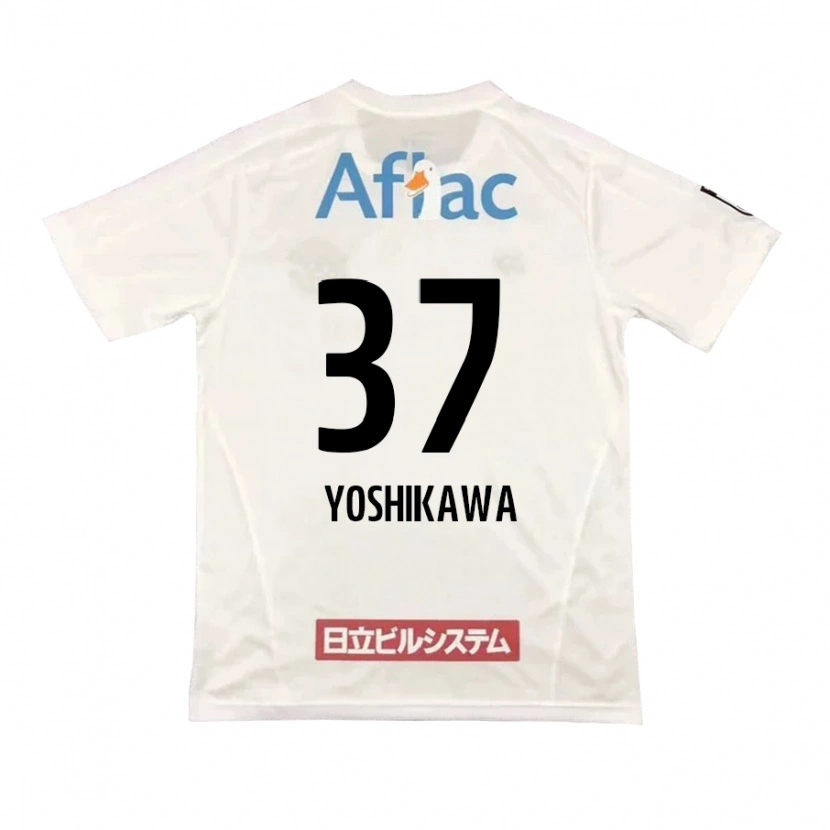 Danxen Mujer Camiseta Haruto Yoshikawa #37 Negro Amarillo 2ª Equipación 2025/26 La Camisa México