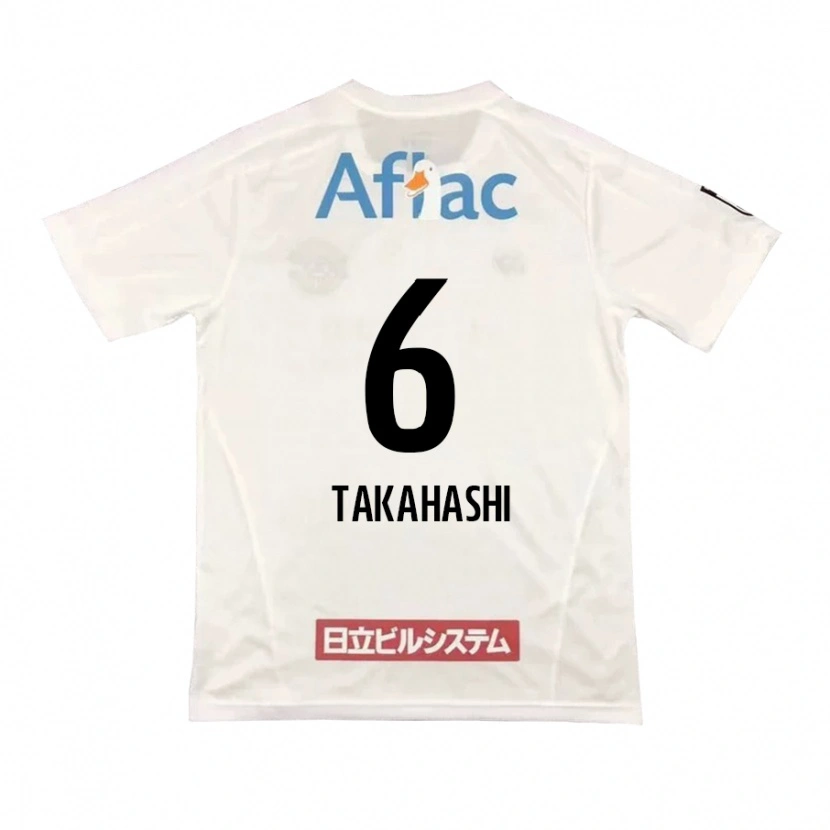 Danxen Mujer Camiseta Shunki Takahashi #6 Negro Amarillo 2ª Equipación 2025/26 La Camisa México