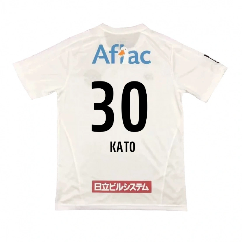 Danxen Mujer Camiseta Takuto Kato #30 Negro Amarillo 2ª Equipación 2025/26 La Camisa México