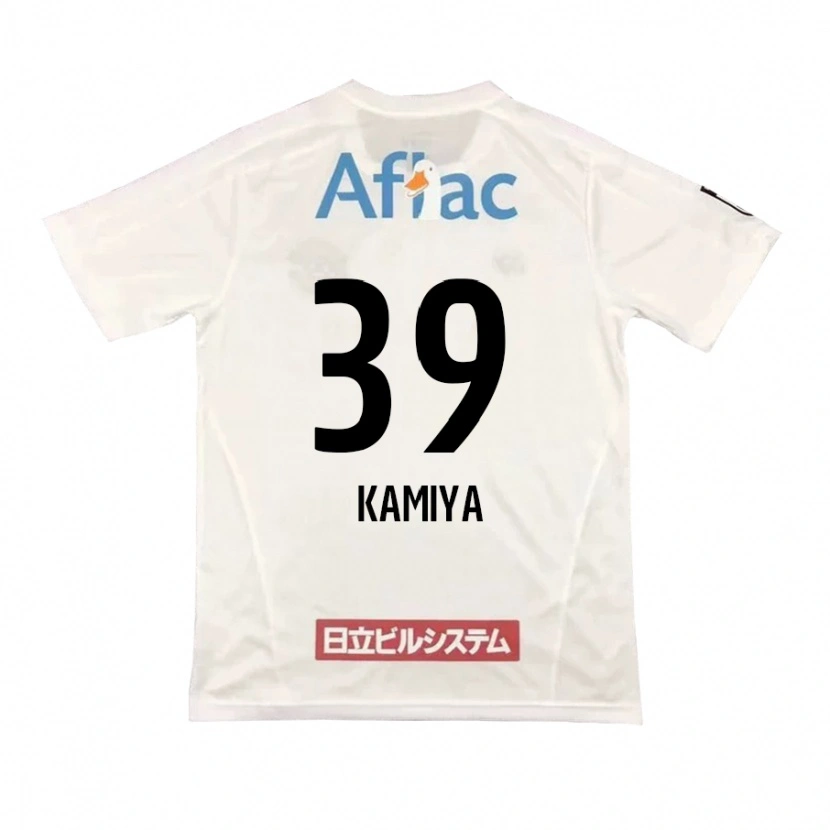 Danxen Mujer Camiseta Yuta Kamiya #39 Negro Amarillo 2ª Equipación 2025/26 La Camisa México