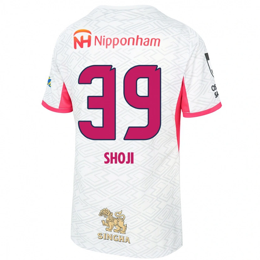 Danxen Mujer Camiseta Honoya Shoji #39 Rosa Sakura Blanco 2ª Equipación 2025/26 La Camisa México