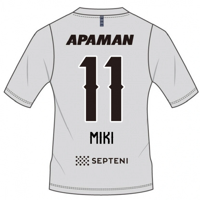 Danxen Mujer Camiseta Tomoya Miki #11 Azul Real Blanco 2ª Equipación 2025/26 La Camisa México