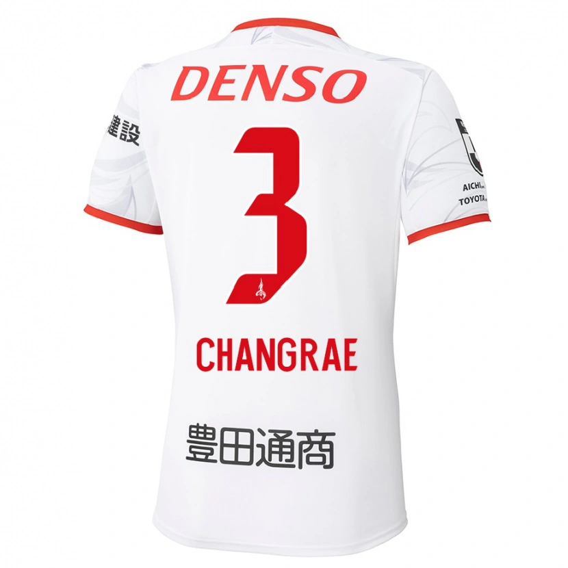 Danxen Mujer Camiseta Chang-Rae Ha #3 Rojo Amarillo 2ª Equipación 2025/26 La Camisa México