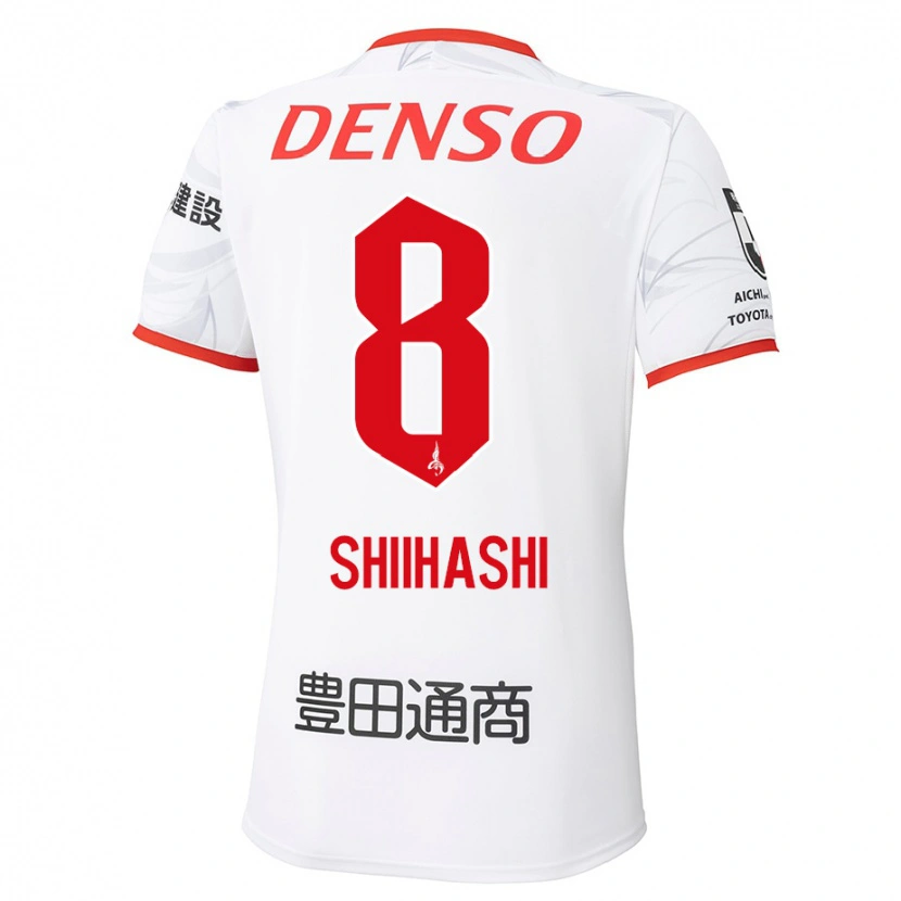 Danxen Mujer Camiseta Keiya Shiihashi #8 Rojo Amarillo 2ª Equipación 2025/26 La Camisa México