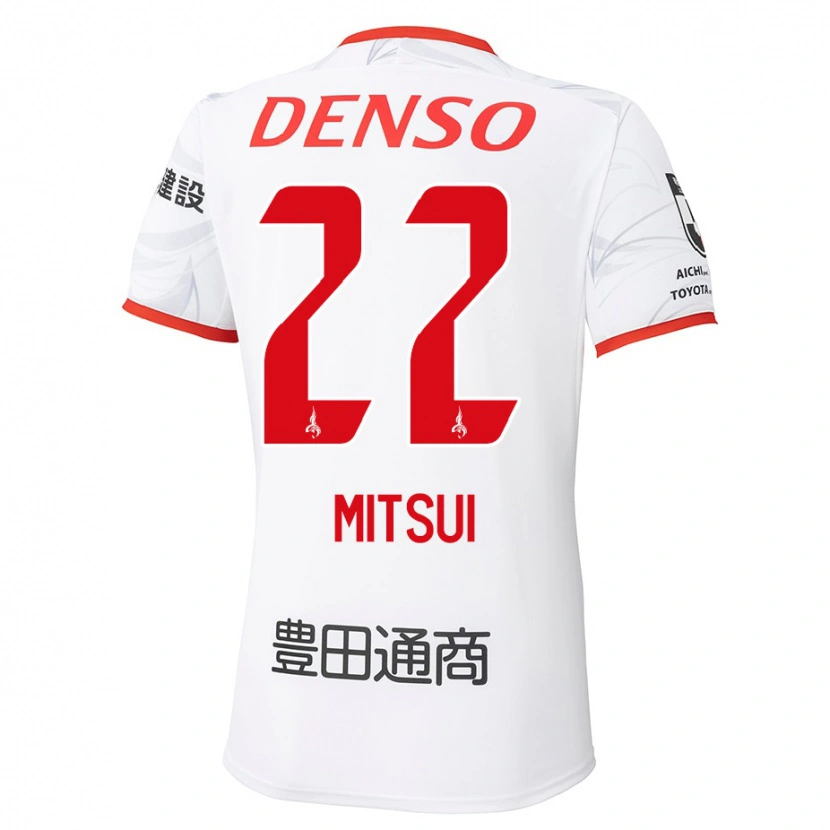 Danxen Mujer Camiseta Daiki Mitsui #22 Rojo Amarillo 2ª Equipación 2025/26 La Camisa México