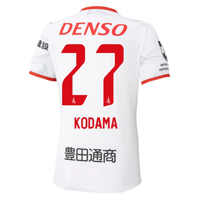 Danxen Mujer Camiseta Shunto Kodama #27 Rojo Amarillo 2ª Equipación 2025/26 La Camisa México