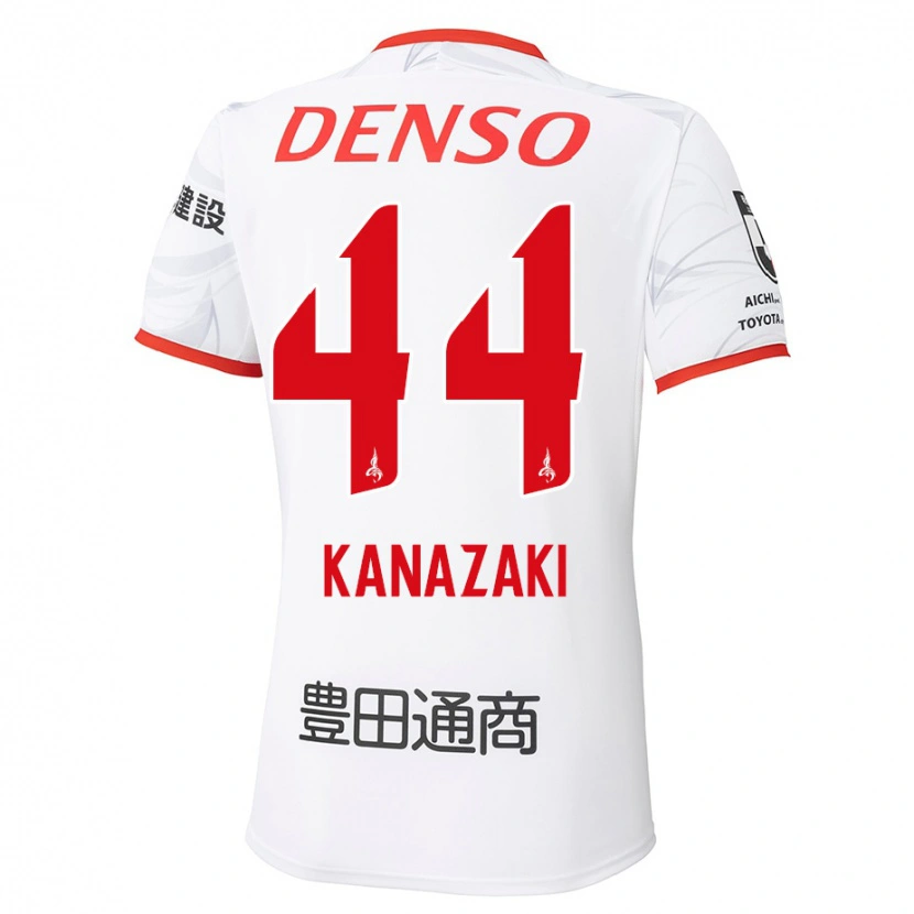 Danxen Mujer Camiseta Mu Kanazaki #44 Rojo Amarillo 2ª Equipación 2025/26 La Camisa México