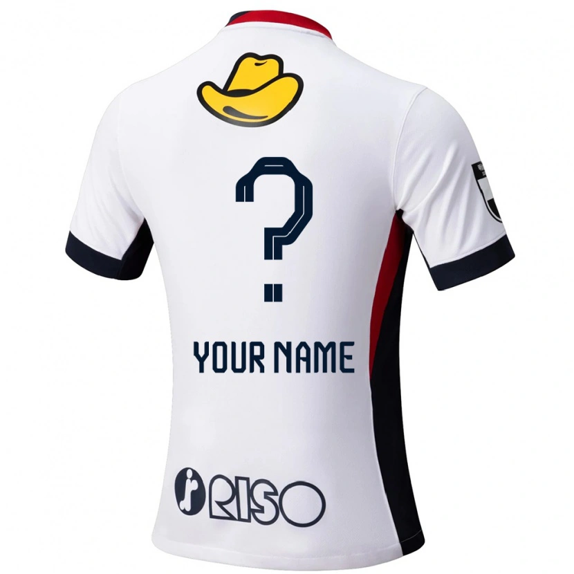 Danxen Mujer Camiseta Su Nombre #0 Rojo Negro 2ª Equipación 2025/26 La Camisa México