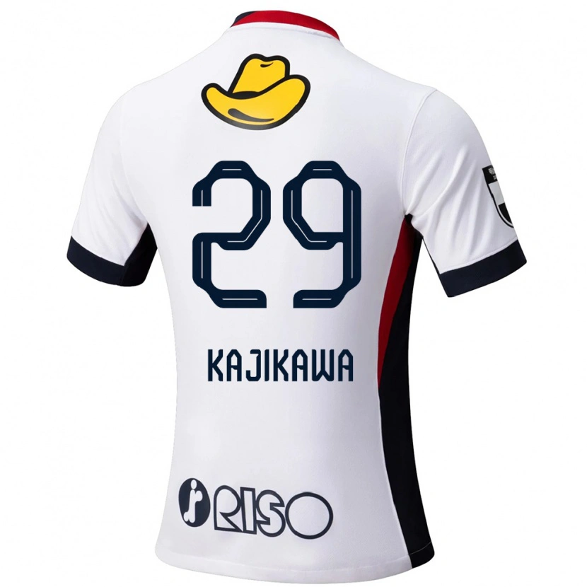 Danxen Mujer Camiseta Yuji Kajikawa #29 Rojo Negro 2ª Equipación 2025/26 La Camisa México